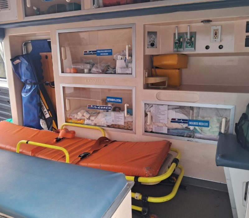 Unidad medica estabilizacion ambulancia